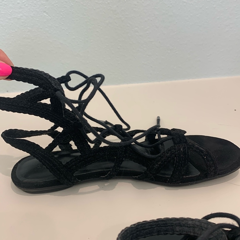 Lace up sandles